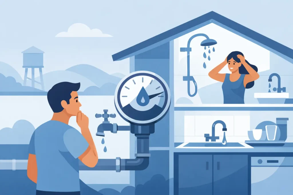 Cómo solucionar baja presión de agua en casa